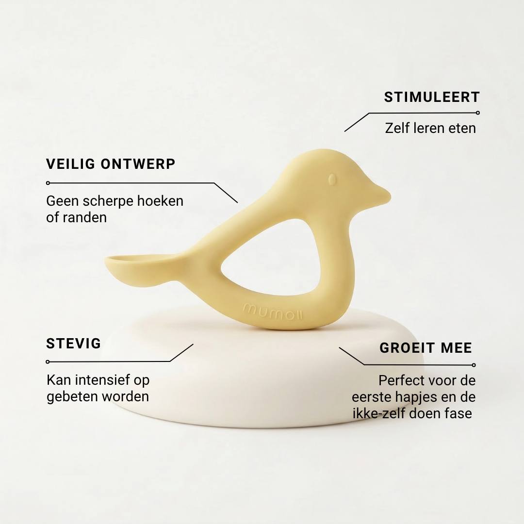 Bella de vogel - Zelf leren eten, zonder zorgen